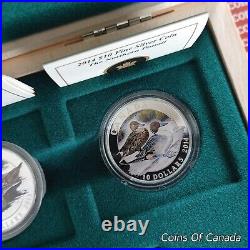 2013 Ducks Of Canada Silver 3 Coin Set with Duck Call Whistle #coinsofcanada