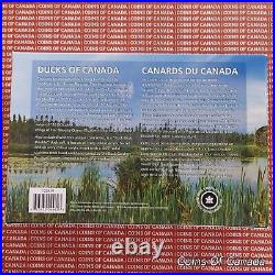 2013 Ducks Of Canada Silver 3 Coin Set with Duck Call Whistle #coinsofcanada