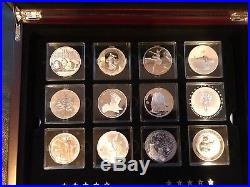 2013 Fabulous 15 Famous Silver Coins Bullion 1 Oz Canada Set RCM with COA F15