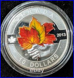2013 OH Canada 12x $10 9999 Silver Coin Set