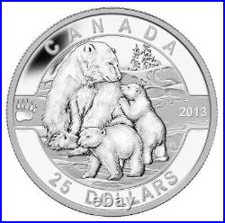 2013 O Canada $25 Fine Silver 5-Coin Set