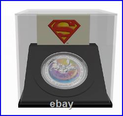 2013 SuperMan Metropolic DC comics Holographic 1 oz. 9999 silver coin OGP