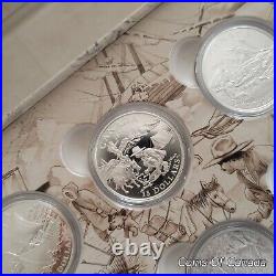 2014-2015 $15 Exploring Canada 10 Coin Fine Silver Coin Set #coinsofcanada