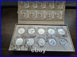 2014-2015 $15 Exploring Canada Proof. 9999 Fine Silver 10 Coins Set (OOAK)