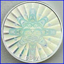 2014 $20 Interconnections Air The Thunderbird 1 oz Pure Silver Hologram Coin