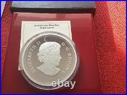 2014 $50 5oz. Silver Coin Maple Leaves