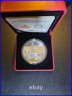 2014 Canada 75th Anniversary of the Second World War $30 Fine Silver Coin