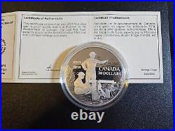 2014 Canada 75th Anniversary of the Second World War $30 Fine Silver Coin