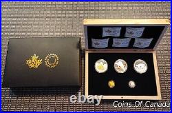 2014 Canada Cougar Gold Platinum Silver 5 Coin Special Ed. Set #coinsofcanada