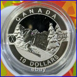 2014 Oh Canada 10x $10 9999 Silver Coin Set