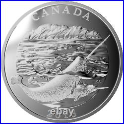 2015 $125 Conservation Series The Narwhal. 9999 Silver Proof Coin 1/2 Kilo