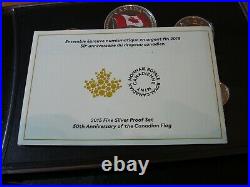 2015 CANADA 50th anniversary Canadian Flag 99.99% SILVER COIN # 1