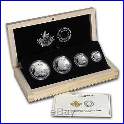 2015 CANADA BALD EAGLE 4 COIN Silver Fractional Set Silver 9999 GEM MINT