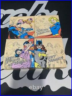2015 CANADA DC COMICS ORIGINALS ALL (4) COIN SET SILVER Superman Bat Woman Girl
