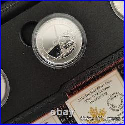 2015 Canada Adventure Canada $10 Fine Silver 5 Coin Set #coinsofcanada