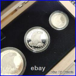 2015 Canada Bald Eagle Fine Silver Fractional Coin Set #coinsofcanada