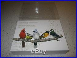 2015 Colorful Musical Songbirds Birds of Canada Complete 5 Coin $10 Silver Set