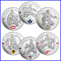 2015 Silver 6-Coin National Hockey League Goalies