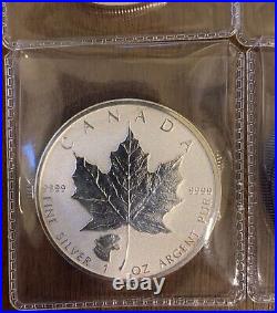 2016-2017 Maple Leaf Wolf Bear Cougar Moose Privy 1oz. 9999 Silver coins Canada