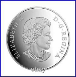 2016 20$ 1oz Fine Pure Silver GEOMETRY IN ART Coloured 5-coin Set