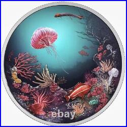 2016 $20 Fine Silver Coin Illuminated Underwater Reef