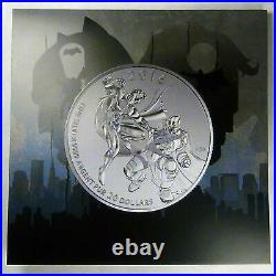 2016 Batman v Superman Dawn of Justice Silver $20.999 Silver Coin Round Canada
