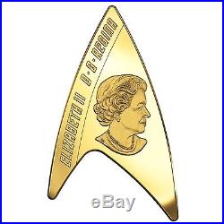 2016 Canada $200 Delta Gold Coin and Tuvalu $1 Star Trek 1 oz Silver DELTA Coin