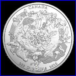 2016 Canada $200 for $200 Canada's Icy Arctic 2oz Fine Silver coin. 9999