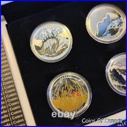 2016 Canada $20 1 oz Silver Landscape Illusion 5 Coin Set #coinsofcanada