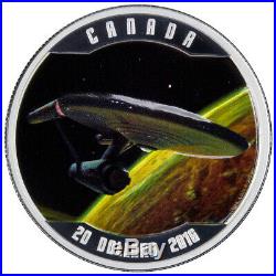 2016 Canada $20 Star Trek Enterprise Proof 1 oz 999 Silver Coin NGC PF 70 UCAM