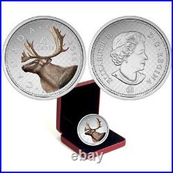 2016 Canada 25 Cent Big Coin Series 5oz Pure Silver Coin with Color + Box & COA