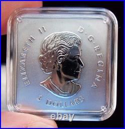2016 Canada Pure Silver Maple Leaf Quartet set of 4 Square Coins