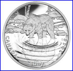 2016 Canada Reflections of Wildlife 3 x $10 coin pure silver set in orig case