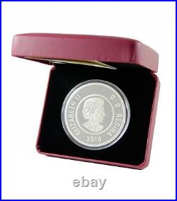 2016 Canada Two Dollar Colourized Fine Silver Big Coin Series $2 Polar Bear RCM
