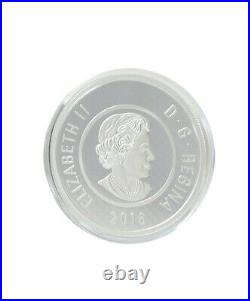 2016 Canada Two Dollar Colourized Fine Silver Big Coin Series $2 Polar Bear RCM