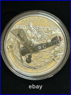 2016 Canada aircraft of the First World War WW1 3 coins set with metal case