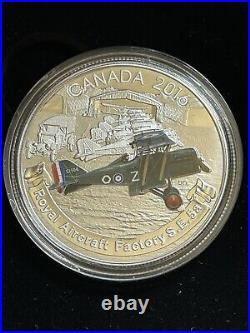 2016 Canada aircraft of the First World War WW1 3 coins set with metal case