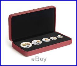 2016 Canadian Silver Maple Leaf Fractional Coin Set A Historic Reign