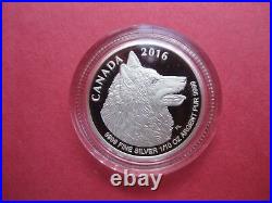 2016 Fine Silver Fractional Set The Wolf (4 coins)