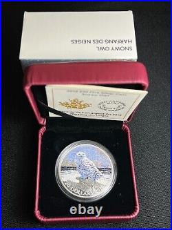 2016 Royal Canadian Mint $20 Fine Silver Coin Snowy Owl
