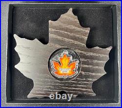 2016 Royal Canadian Mint Canada's Colourful Maple Leaf $20 Pure Silver Coin