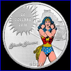 2016 Silver DC Comics Originals Superman & Wonder Woman Coin Set