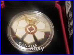 2017 $20 Silver Coin 50th Anniversary Of The Order Of Canada Canadian Honours