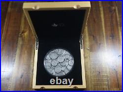 2017 $250 Proof 1kg Fine Silver The Canadian Coin Collection Coa