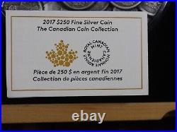 2017 $250 Proof 1kg Fine Silver The Canadian Coin Collection Coa