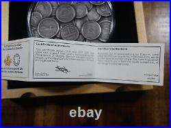 2017 $250 Proof 1kg Fine Silver The Canadian Coin Collection Coa