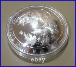 2017 $50 Fine Silver Coin MAPLE LEAVES in MOTION
