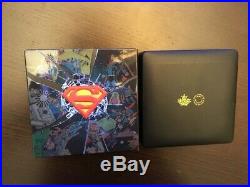 2017 Canada $100 DC Comics Originals Superman's Shield Pure Silver Coin
