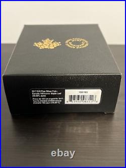 2017 Canada 150 Iconic Maple Leaf 2oz $10.9999 Pure Silver Coin