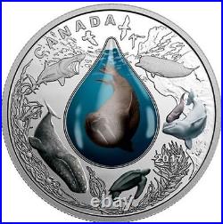 2017 Canada 1oz. Fine SILVER $20 Coin Canadian UNDERWATER LIFE